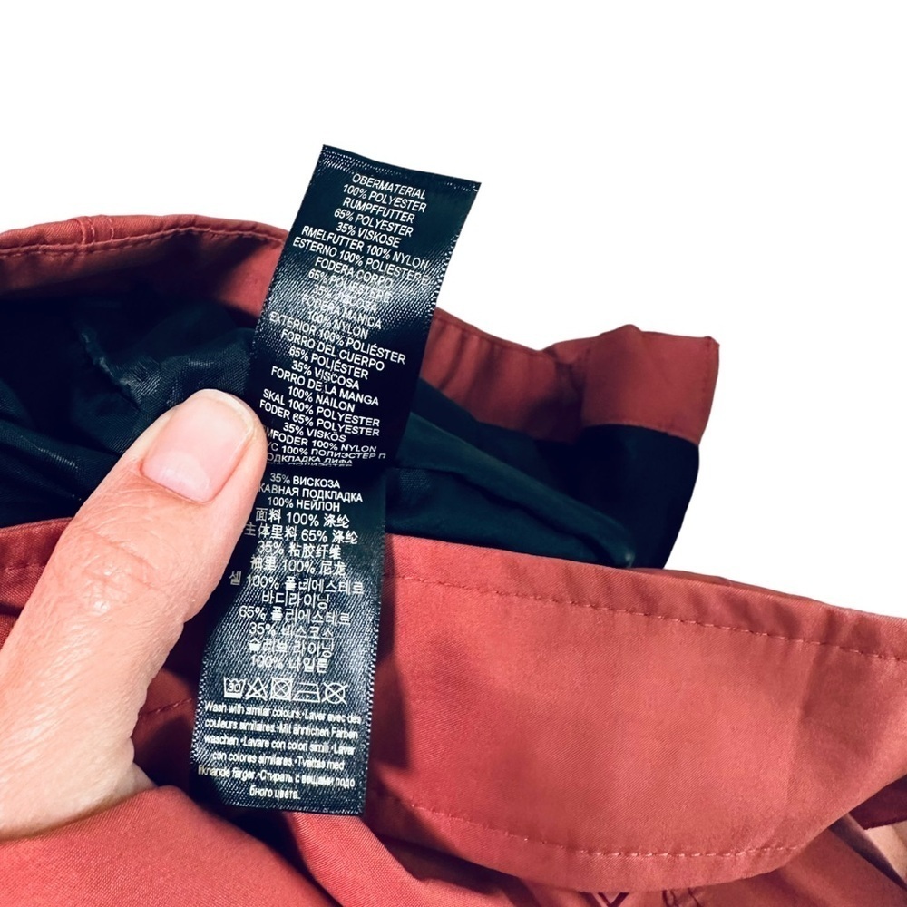 Hunter Original Hooded Trench Coat Mid Length Jacket Women’s Size Medium - Picture 11 of 14